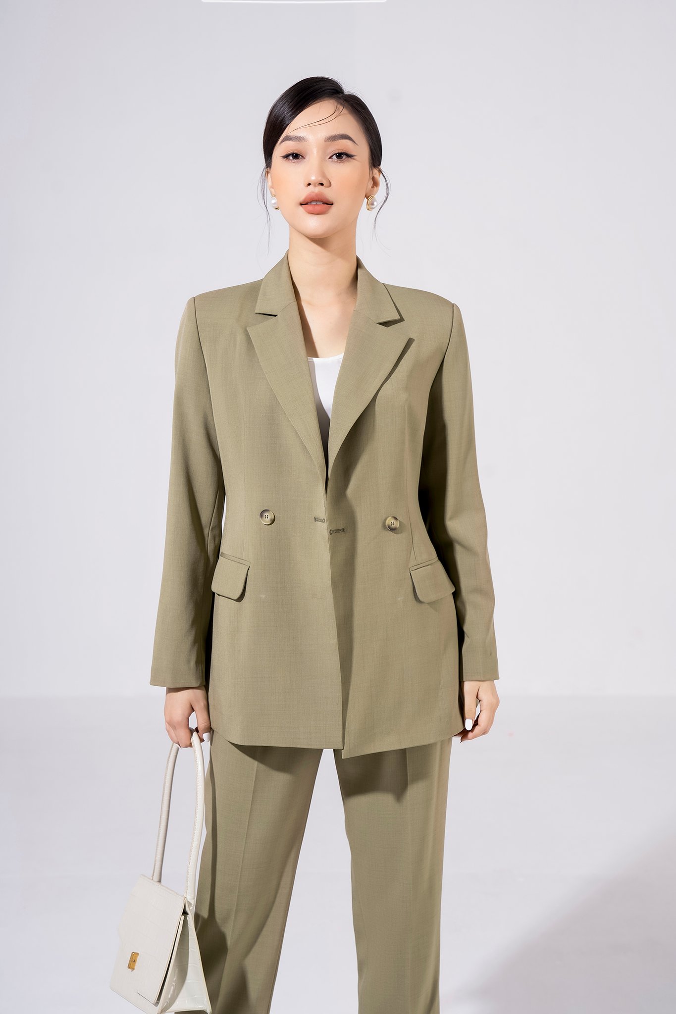 Áo vest nữ công sở eva de eva 22sqae007x