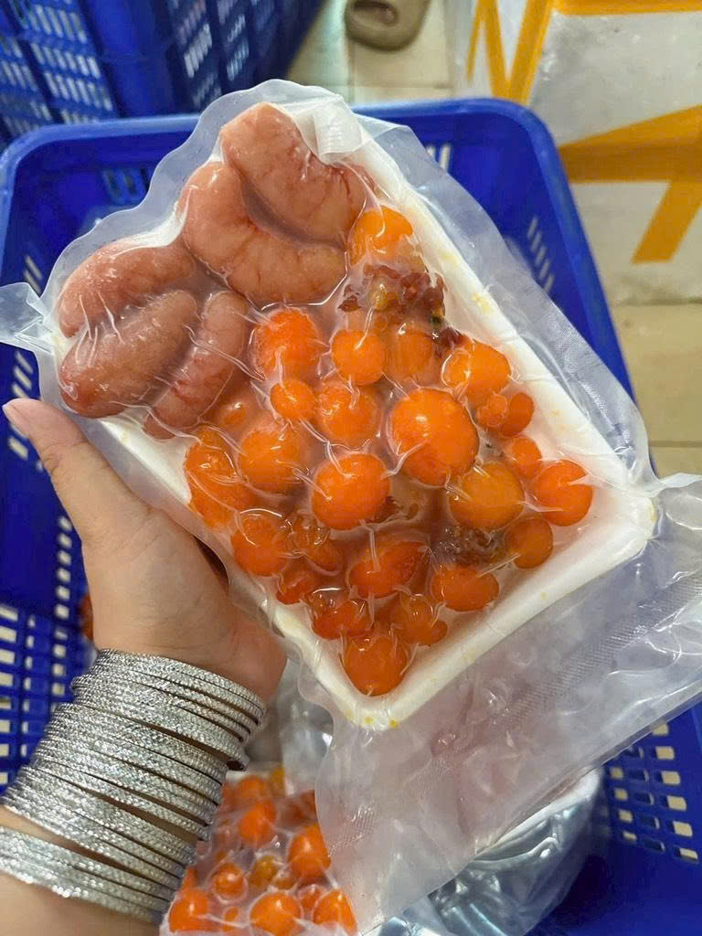 NGọc Kê Gà MIx Trứng Non khay 450gr (hoả tốc hcm)