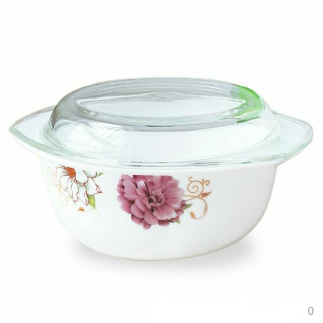Thố opal nắp thuỷ tinh cao cấp