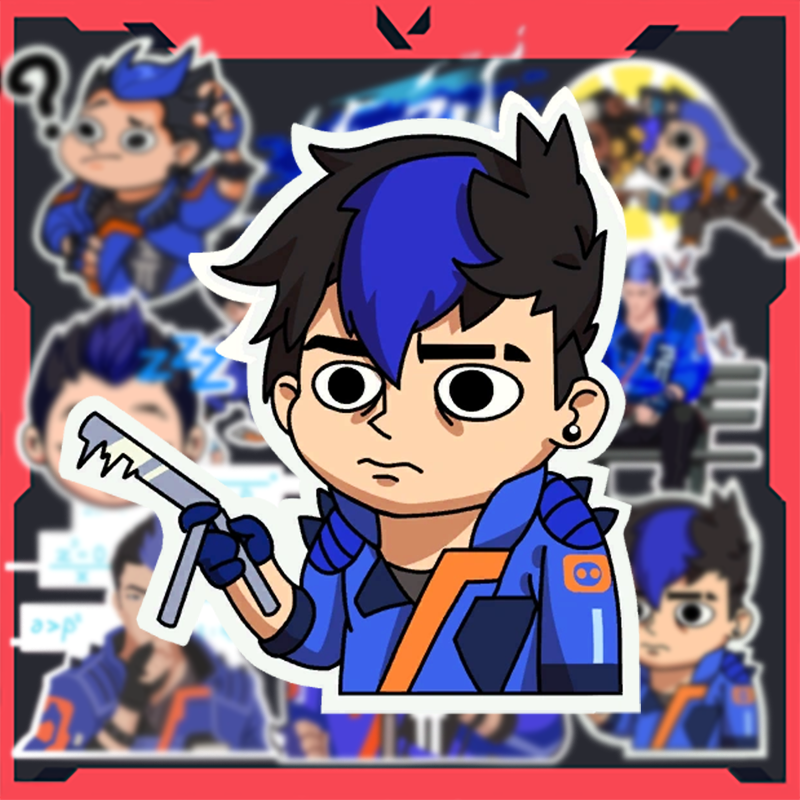 Sticker Valorant - Hình dán Agent Yoru