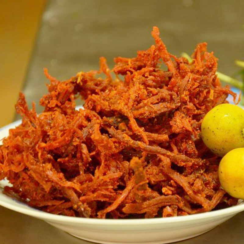 500g khô bò xé sợi loại ngon heo giả bò