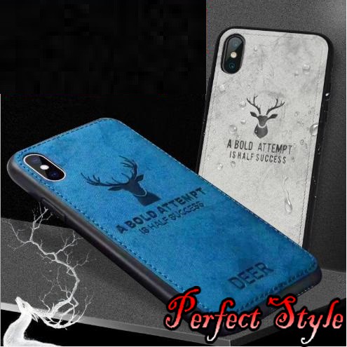 Ốp lưng vải jean deer xiaomi note 10 lite / redmi k30 pro / note 9s / note 9 pro 5g / note 8 pro k40 k40 pro k20 pro