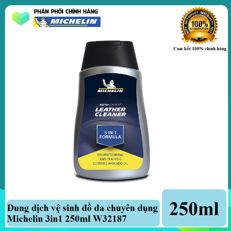 Dung dịch vệ sinh đồ da chuyên dụng Michelin 3in1 250ml W32187