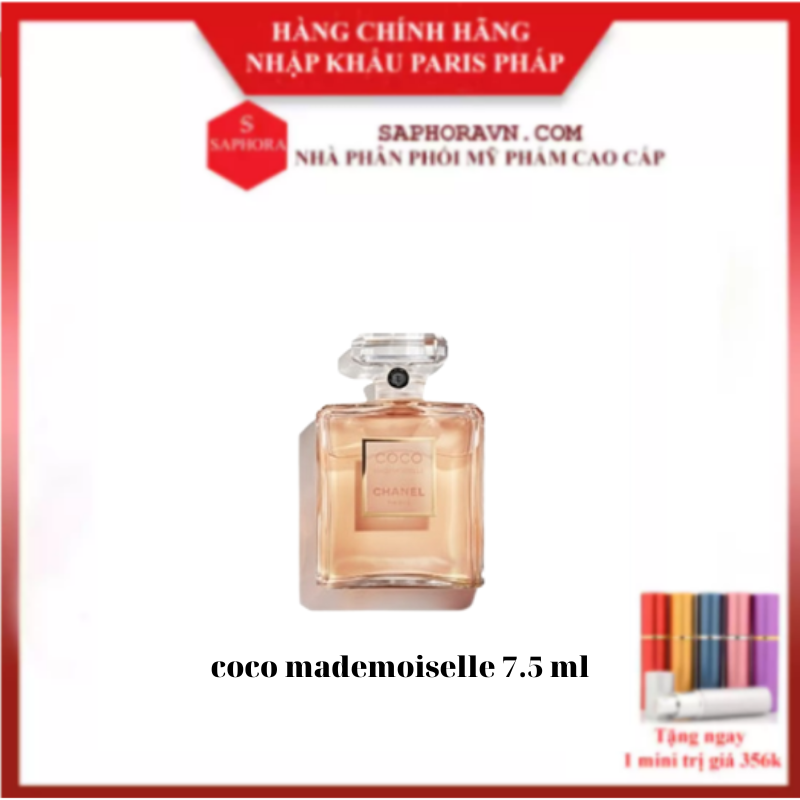 Nước Hoa Chanel Nước Hoa mini Chanel Coco Mademoiselle 7.5ml - Nước hoa chính hãng Dầu thơm cho nữ thơm lâu lưu hương 12h