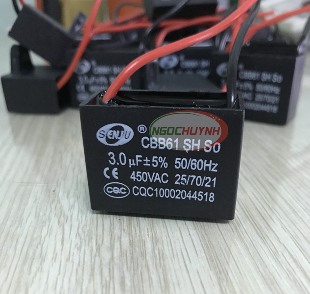 Tụ quạt các loại 1.5uf 2uf 2.2uf 2.5uf 3uf 4uf 4.5uf 450v 50/60hz