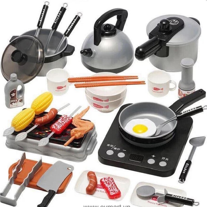 Bộ đồ chơi nấu ăn 36 món cho bé, bộ đồ chơi nấu ăn mini, bộ đồ chơi làm bếp cho bé, đồ chơi làm bêp, đồ làm bếp cho bé.
