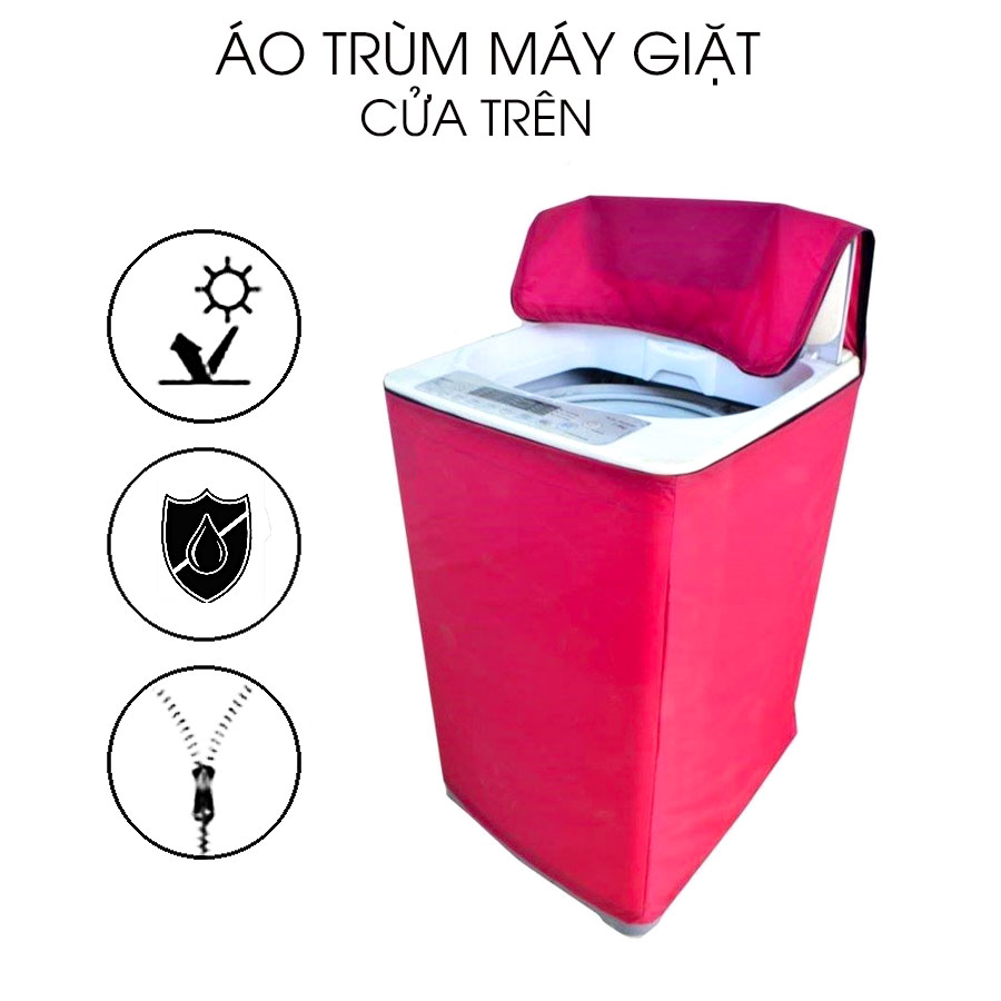 Vỏ Bọc Máy Giặt, Áo Trùm Máy Giặt - Ảnh Thật - Chống Bụi Bẩn - Chống Thấm