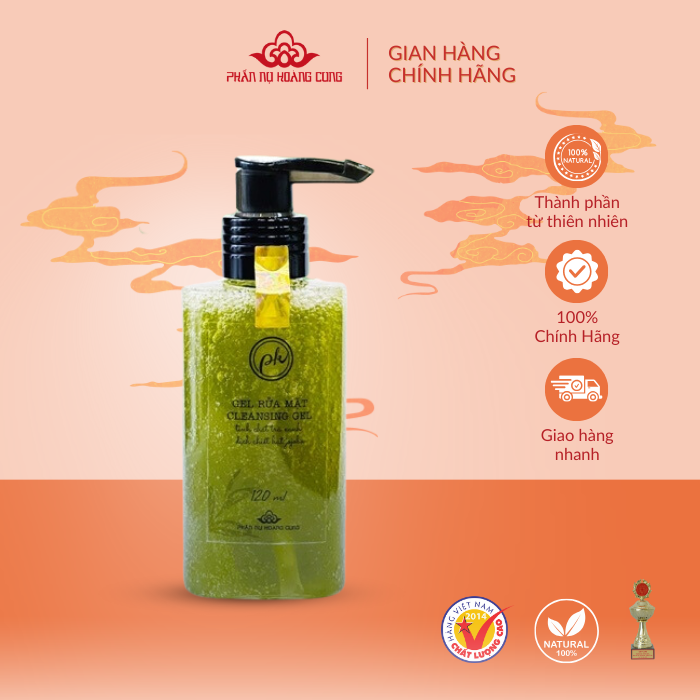 Gel rửa mặt phấn nụ hoàng cung