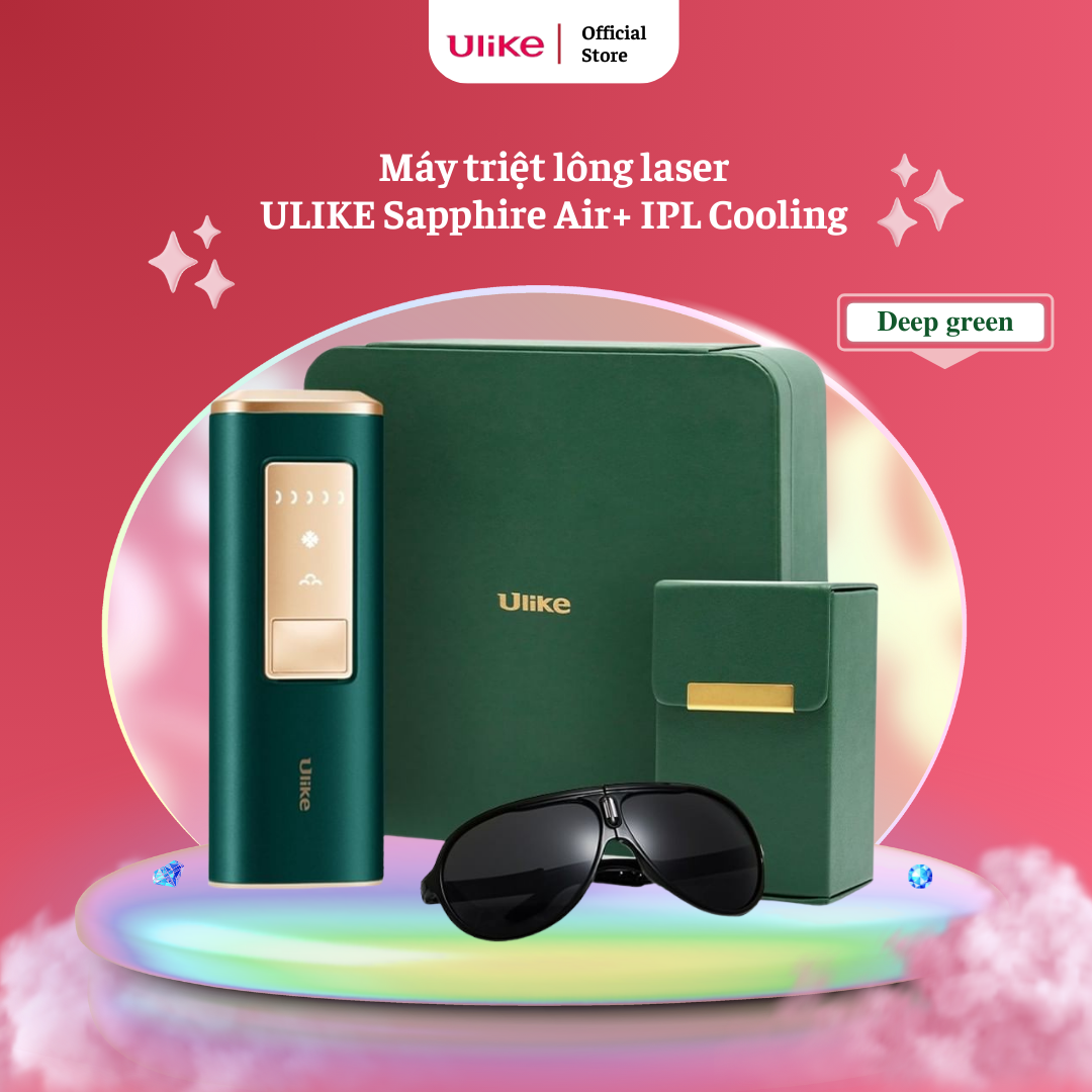 Máy triệt lông lạnh toàn thân Sapphire Ulike Alr + IPL không đau