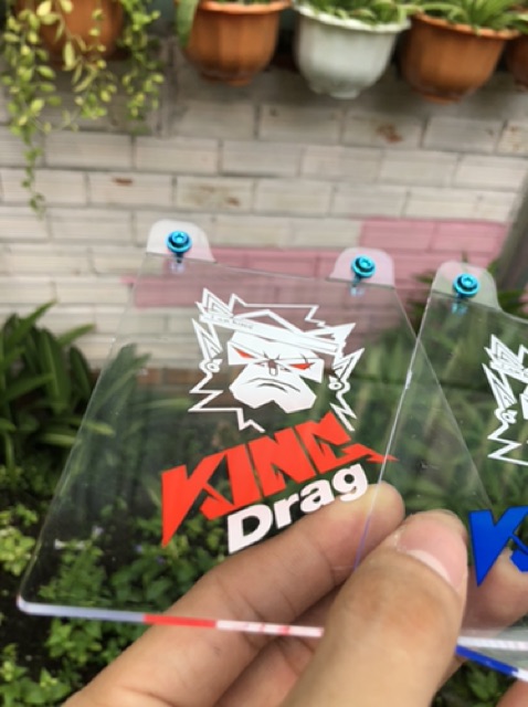 Miếng mica che phuộc King Drag