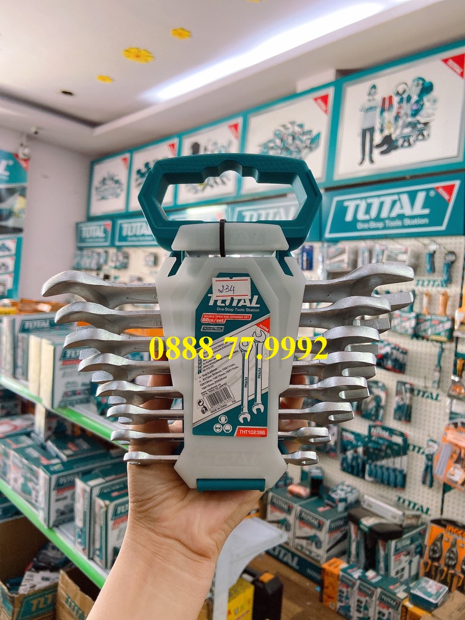 Bộ cờ lê miệng total tht102386