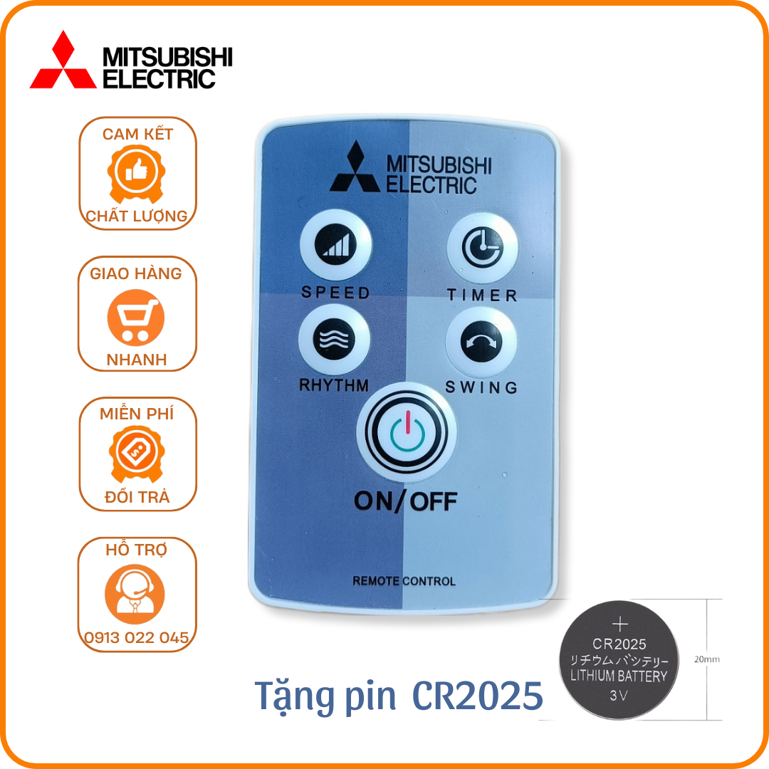 Điều khiển quạt Mitsubishi