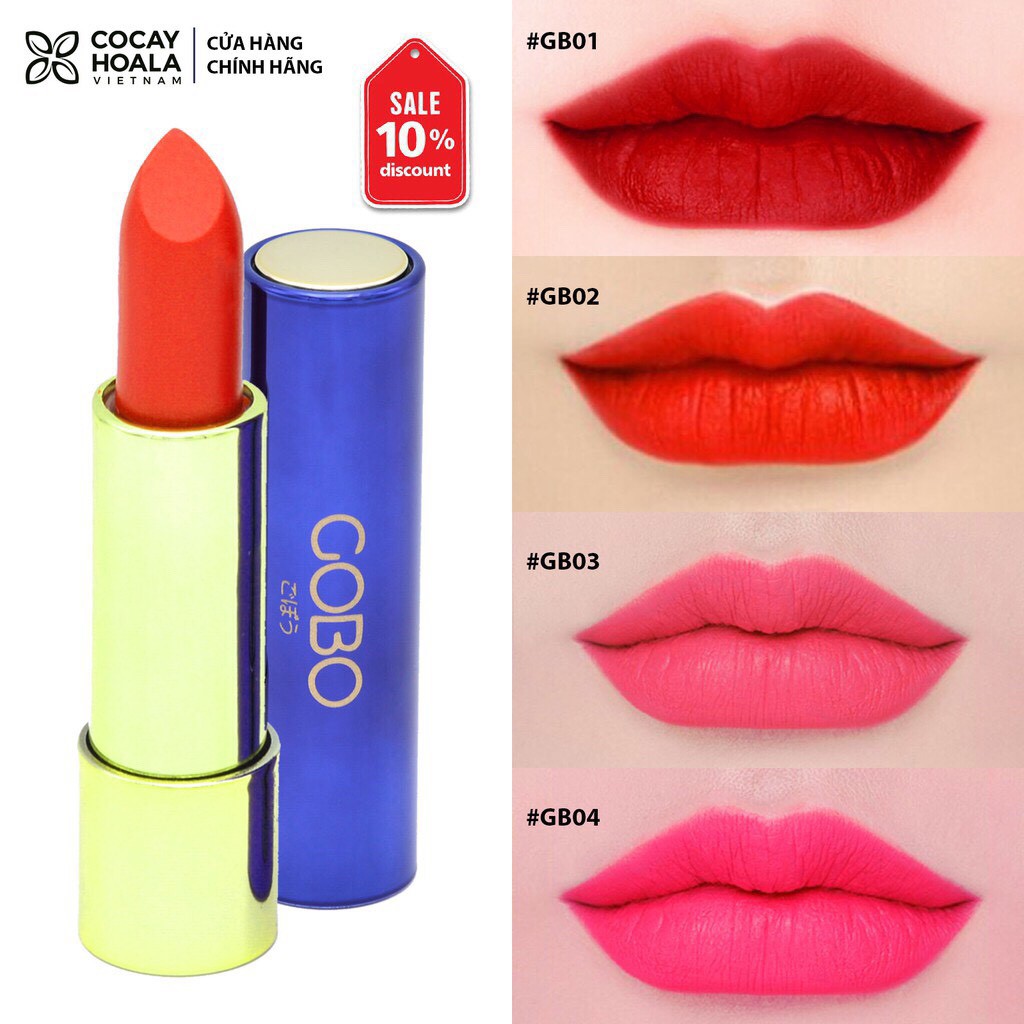 Son không chì Cocayhoala Gobo Nature matte 4.5g - TS001