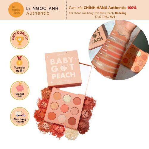 Hoàn tiền 15% - Bảng mắt Colourpop Baby Got Peach Eyeshadow Palatte