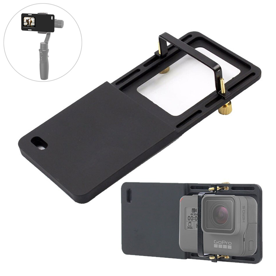 Adapter gắn GoPro, Sjcam vào Gimbal chống rung SMOOTH, OSMO MOBILE