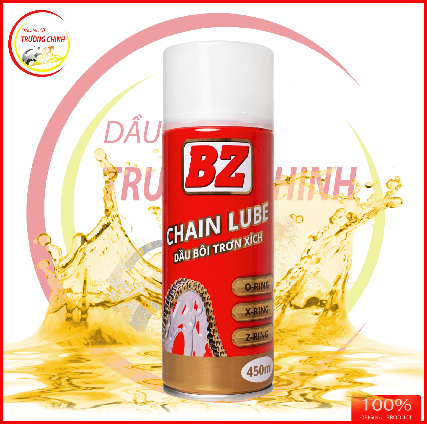 Dưỡng sên, bôi trơn sên BZ chain Lube 450ML