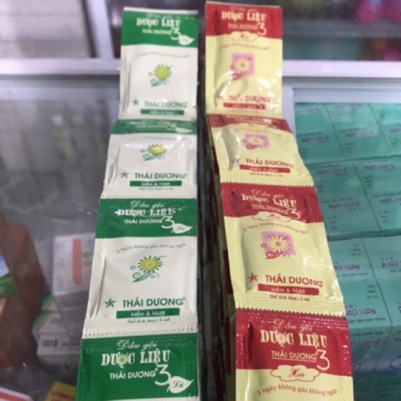 Dầu gội dược liệu thái dương 3 - dây 10 gói