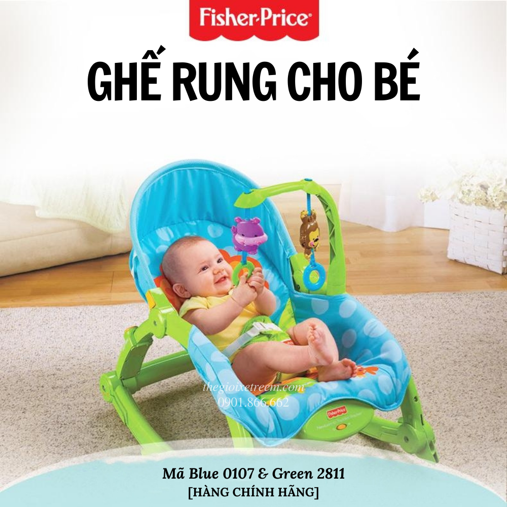 Ghế rung ba tư thế Fisher Price