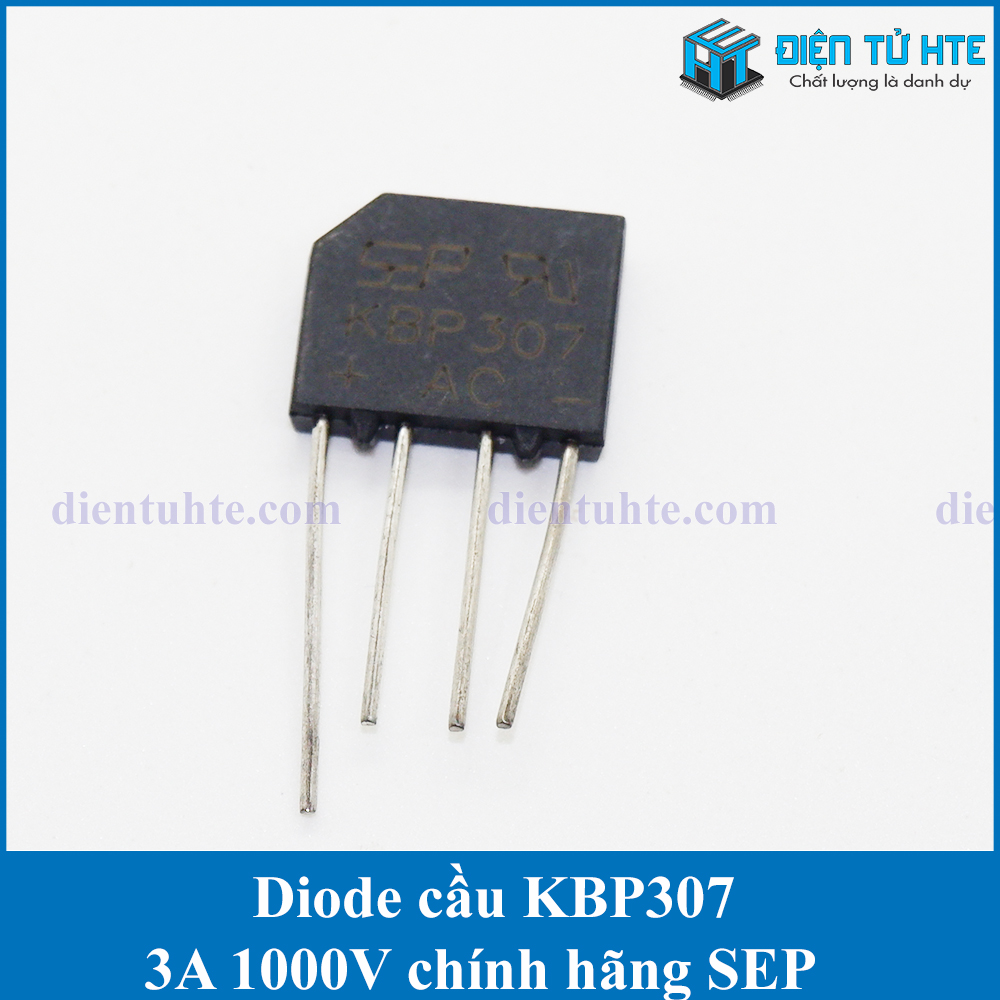 Diode chỉnh lưu cầu kbp307 3a 1000v sep - bộ 4 con