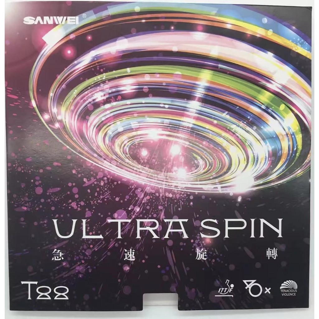 Mặt vợt bóng bàn sanwei ultraspin t88 spone nâng cấp thế hệ 40+ xoáy và bền, cam kết hàng đúng mô tả, chất lượng đảm bảo an toàn đến sức khỏe người sử dụng
