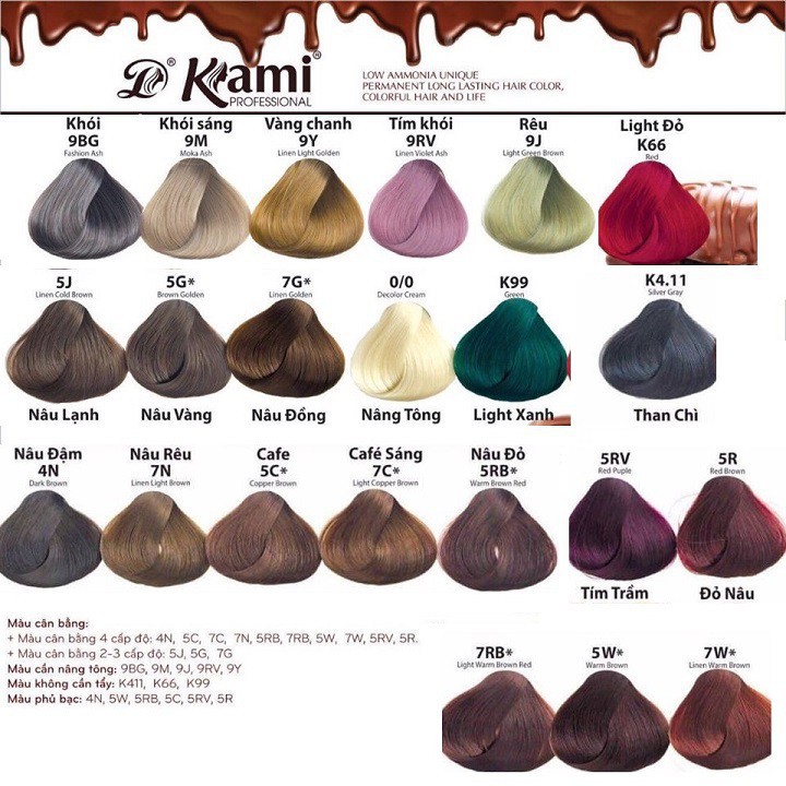 Tìm kiếm thuốc nhuộm tóc Kami trên Lazada để có một trải nghiệm mua sắm trực tuyến tiện lợi và nhanh chóng. Sản phẩm nhuộm tóc Kami chocolate đang làm điên đảo các tín đồ làm đẹp với chất lượng và nhiều cải tiến mới, giúp bạn có được vẻ ngoài hoàn hảo nhất.