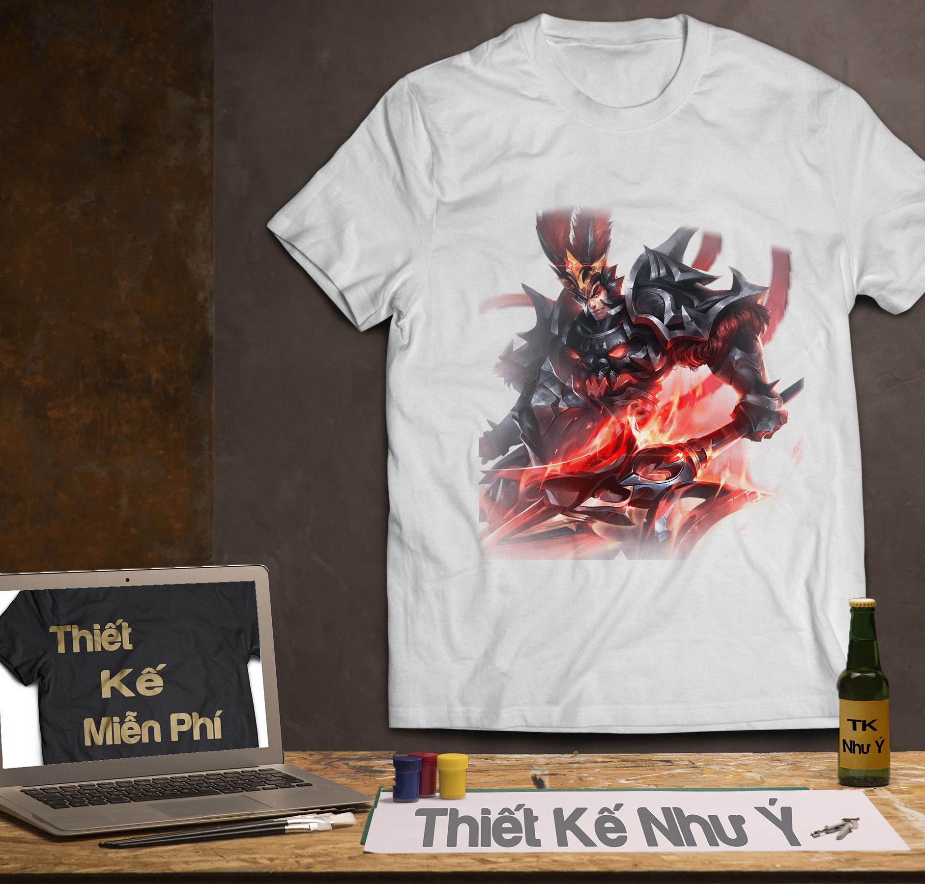 Áo thun in hình Liên quân tự chọn cao cấp NY-106	( in theo yêu cầu )