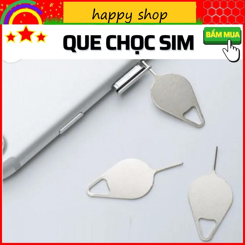 Que chọc sim dùng tiện lợi, que chọt sim điện thoại cho các dòng lP không rỉ, sét -BH 3 Năm - Happy Shop.