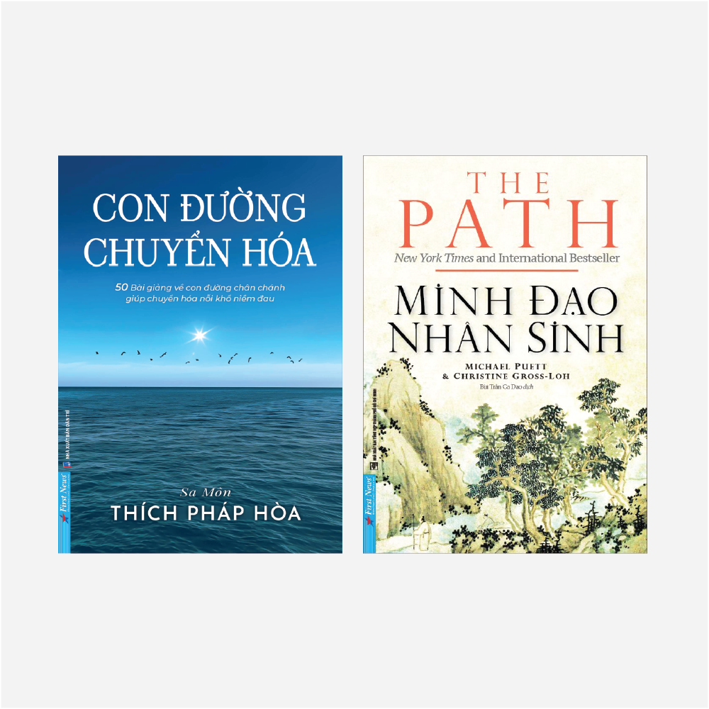 Sách Combo 2 Cuốn Để Con Đường Chuyển Hóa + Minh Đạo Nhân Sinh - First News