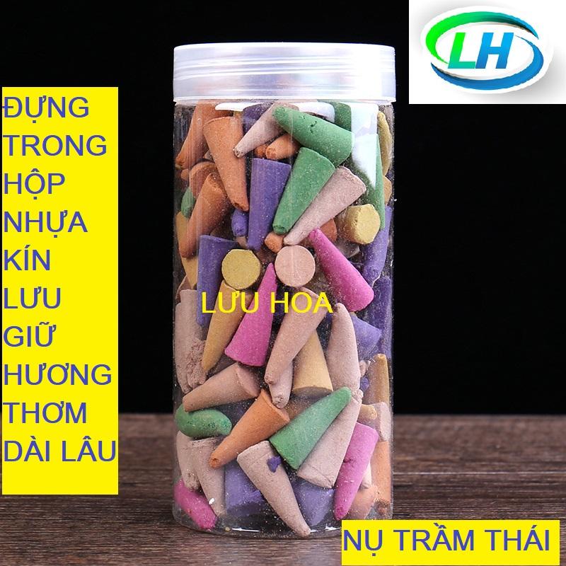 Nhang nụ trầm hương hình nón 128 mùi hương dễ chịu thư giãn dùng cho lư và thác trầm - Loại 1 hàng Thái Lan