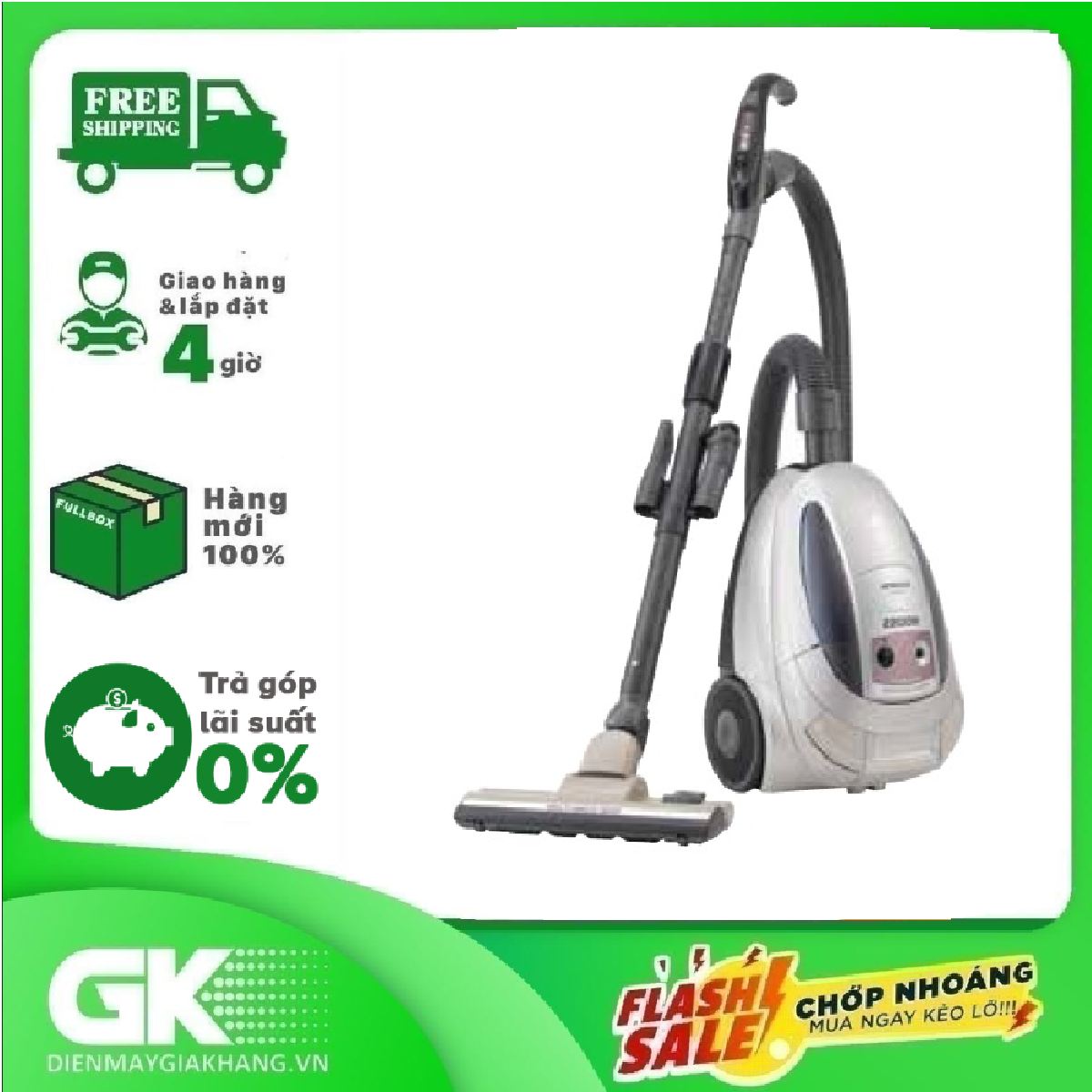 Máy hút bụi hitachi cv-su22v 24cv - giao toàn quốc - freeship hcm