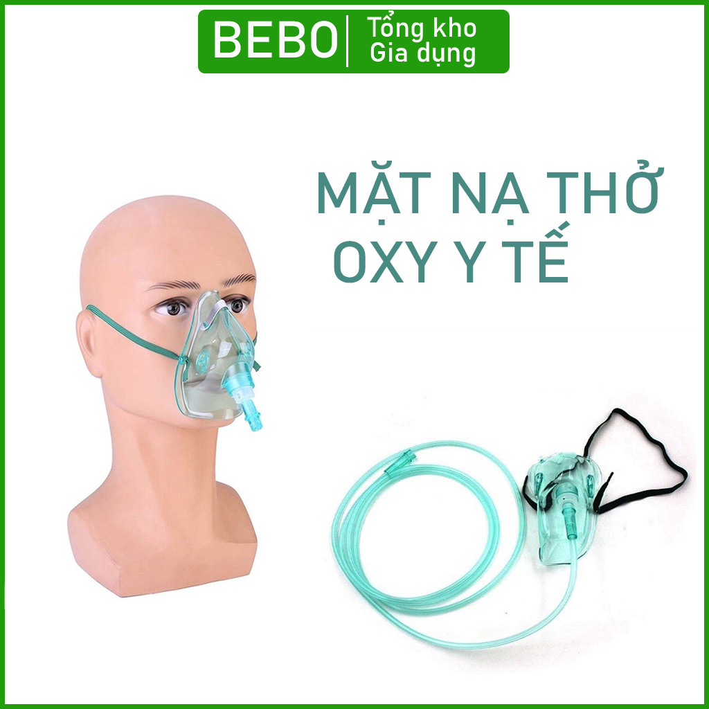 Mặt nạ oxy hỗ trợ thở, mask thở oxygen
