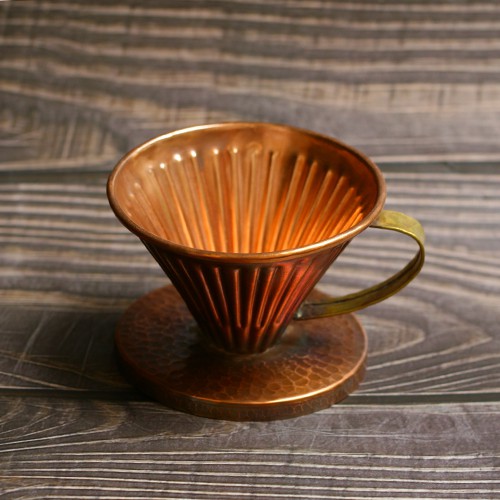 Phễu lọc cafe V60 Copper Hammer size 01 – Made in Indonesia