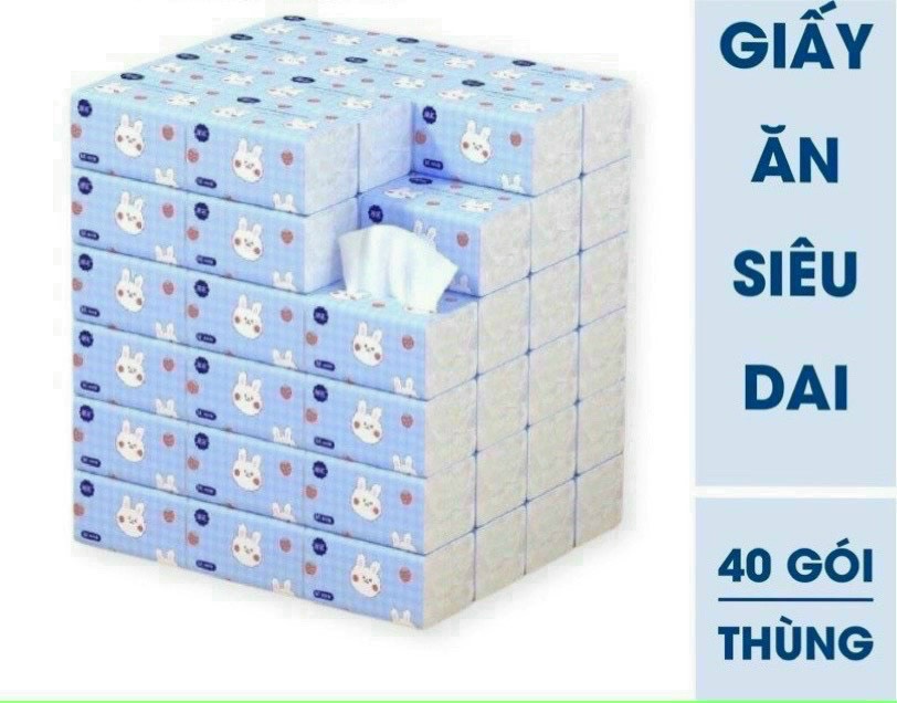 Gói giấy ăn rút hình thỏ siêu siêu hót hít đây ạ