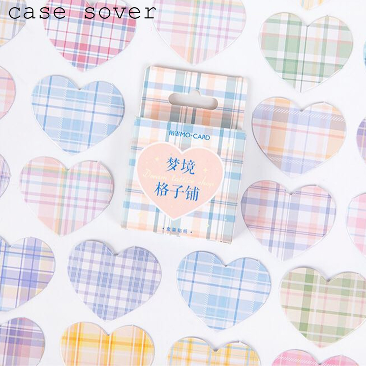 Hộp 46 Sticker Chủ Đề Trái Tim Trang Trí Planner - Case Sover