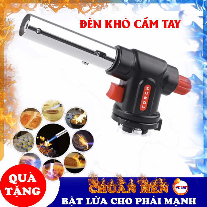 Đèn khò ga sử dụng bình gas mini tự động đánh lửa điện tử an toàn - GD0339