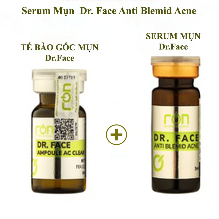[Freeship] Kem Mụn, Serum Mụn, Tế Bào Gốc Dr.Face Anti Blemid Acne Của Ron Hỗ Trợ Giảm Mụn Hiệu Quả, Chính Hãng