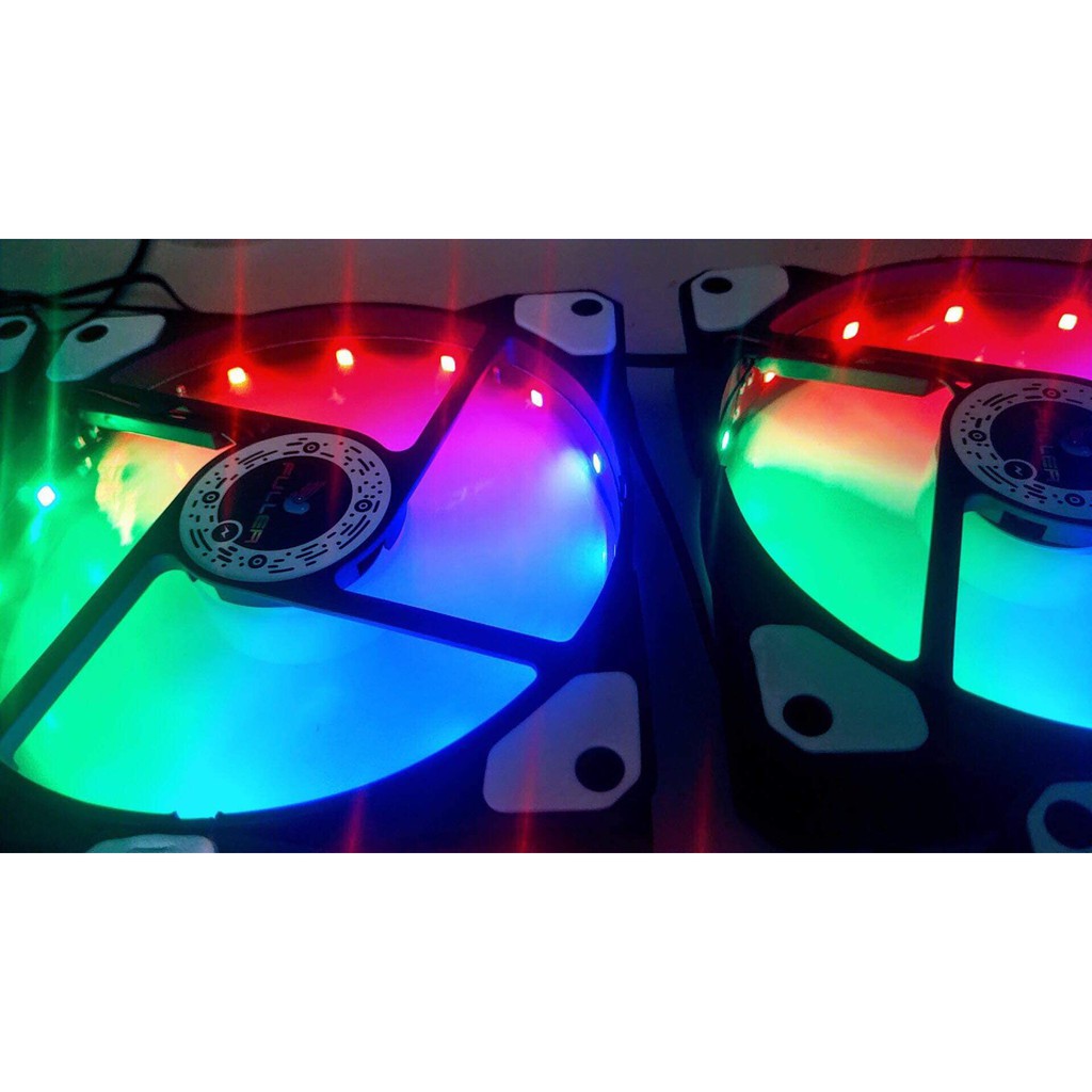 Quạt Fan case 12cm Fuller RGB  cắm trực tiếp
