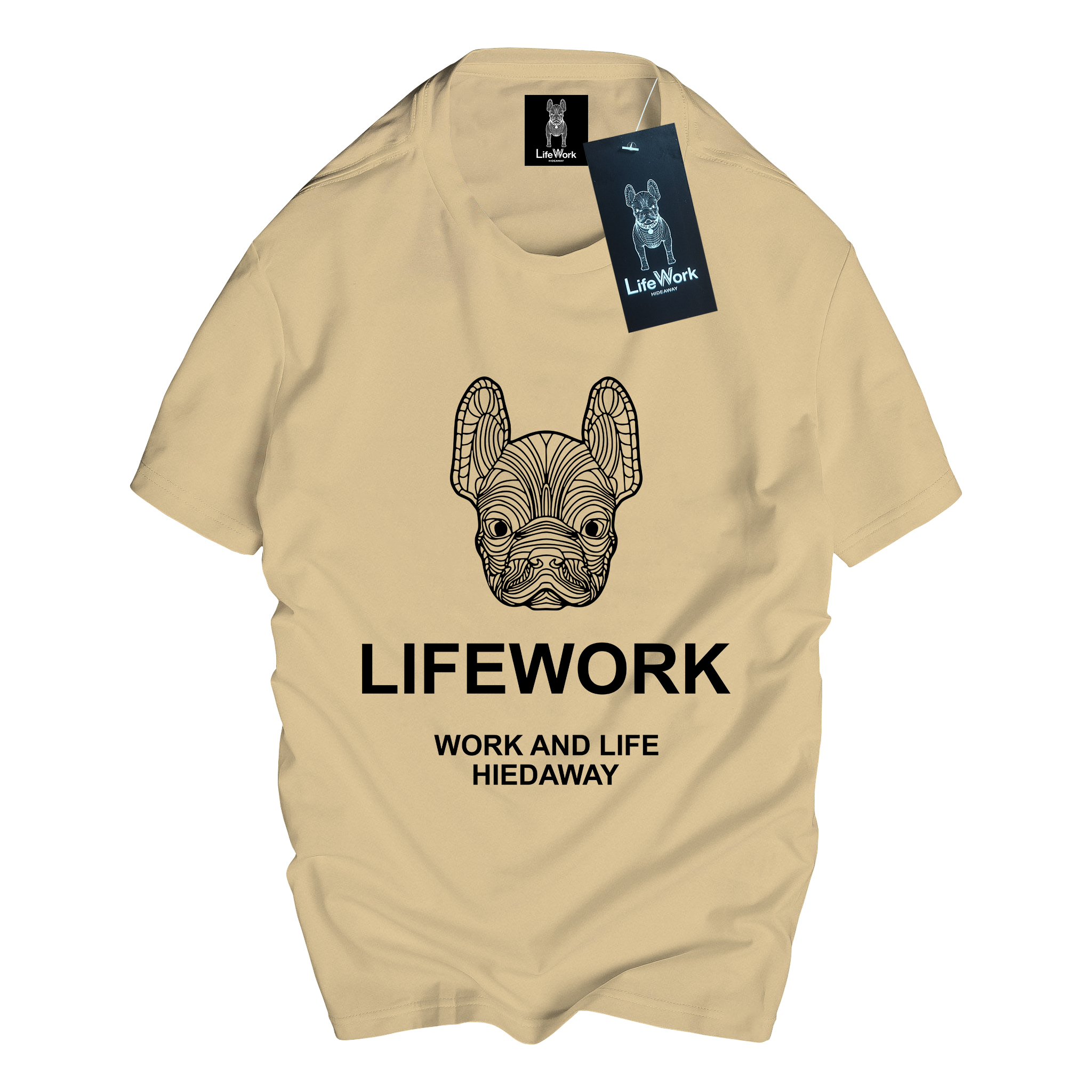 Áo Phông life work chính hãng Chất liệu Cotton 100% vải mềm mịn, thoáng mát ( Full Size 35KG - 125KG ) life work 08