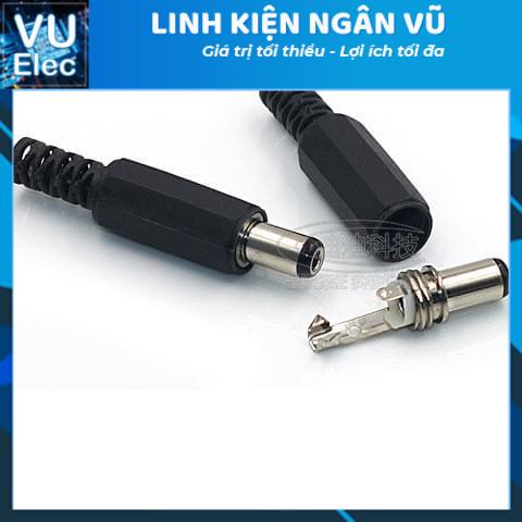 Đầu jack dc5.5x2.5mm loại đực