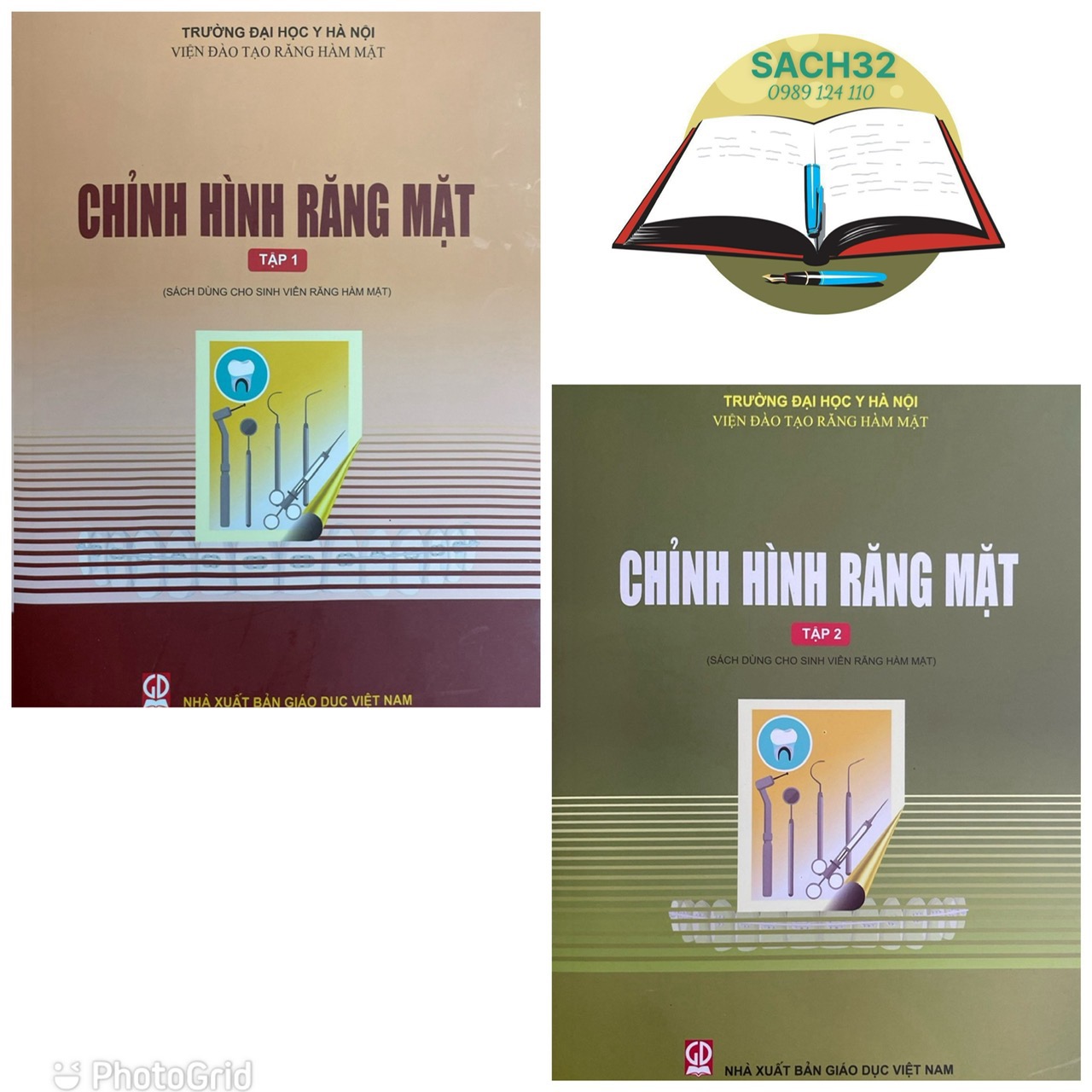 Combo Chỉnh Hình Răng Mặt Tập 1 - Tập 2 (Sách Dùng Cho Sinh Viên Răng Hàm Mặt)