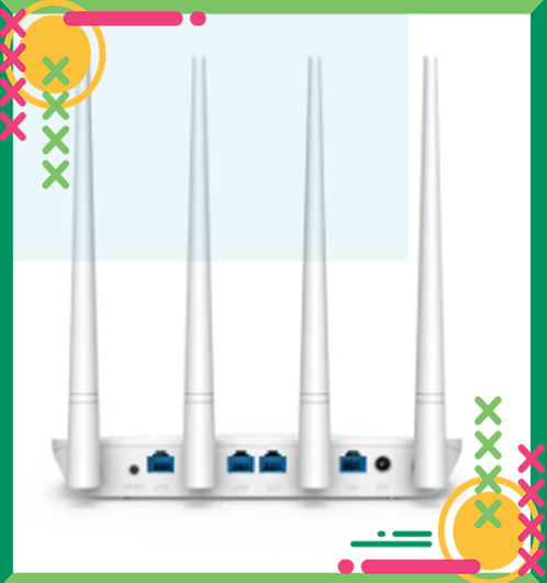Bộ phát WiFi Tenda F6 4 Angten chuẩn N 300Mbps bao gồm cản nguồn Adapter đã qua sử dụng