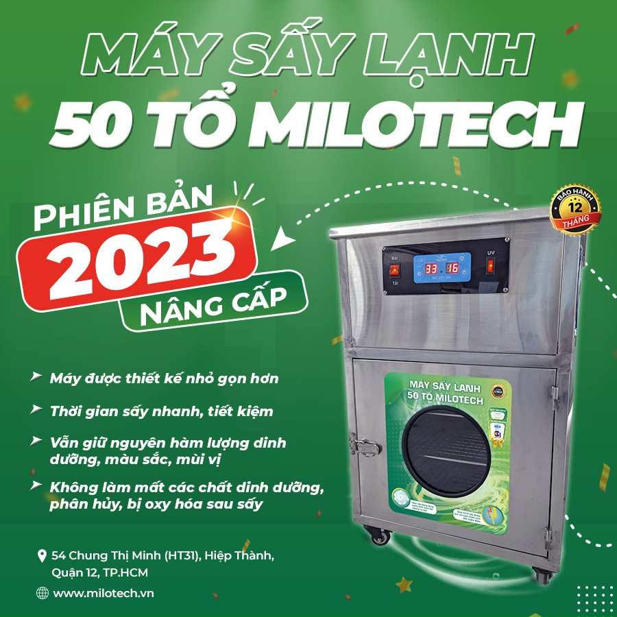 Máy sấy yến lạnh Milotech 50/60 tổ - Máy sấy yến chuyên nghiệp Milotech.