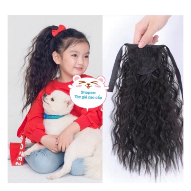Tóc Giả Đẹp - Tóc Cột Xù Ngắn Dành Cho Bé Gái
