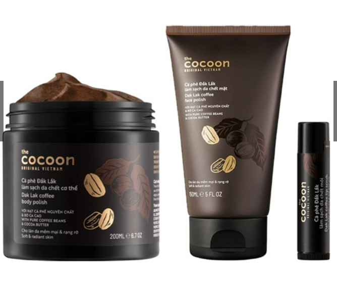 Tẩy tế bào Cocoon & Tẩy da chết Cocoon & Tẩy tế bào chết mặt Cocoon
