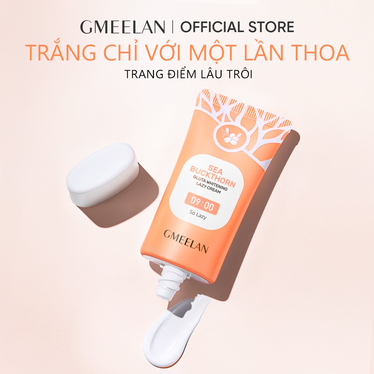 GMEELAN KEM LƯỜI BIỂN GLUTA TRẮNG DA 30g SPF20 GLUTA WHITENING LAZY CREAM