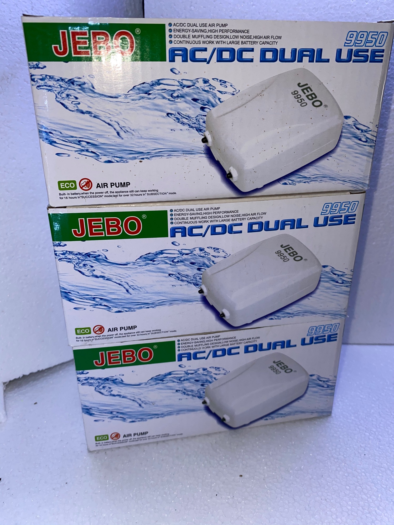 Máy sui Oxy Tích Điện Chạy Pin JEBO -9950