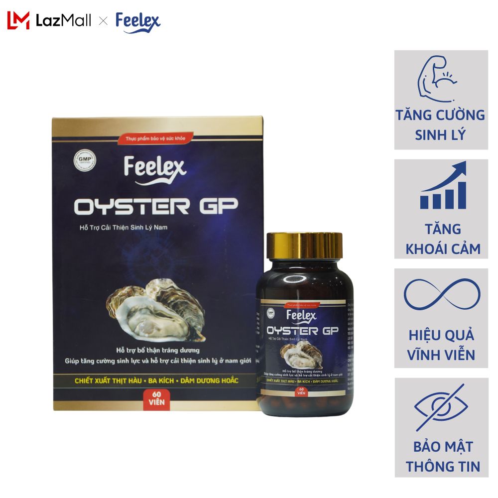 Tinh chất hàu biển cao cấp Feelex Oyster GP tăng cường sinh lý nam giới