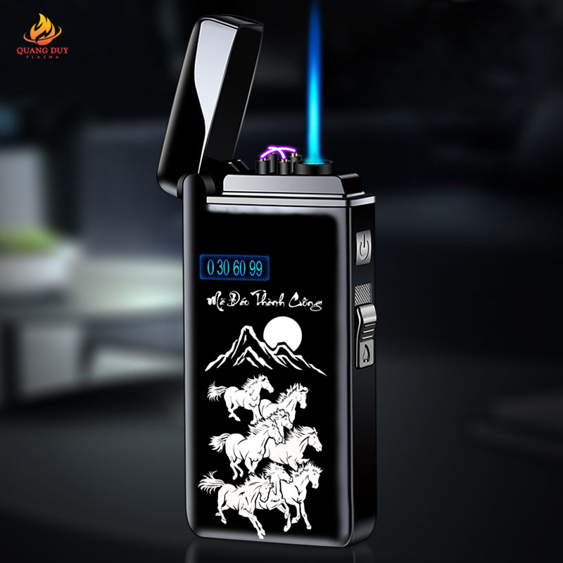 Bật lửa 2 chế độ cao cấp kiêm bật lửa khò, bật lửa điện tia plasma có đèn led hiển thị pin tiện lợi cam kết uy tính hàng nhập khẩu chính hãng Lighter  { Bảo Hành 1 Tháng } tại Quang Duy Plasma  BLJD2016