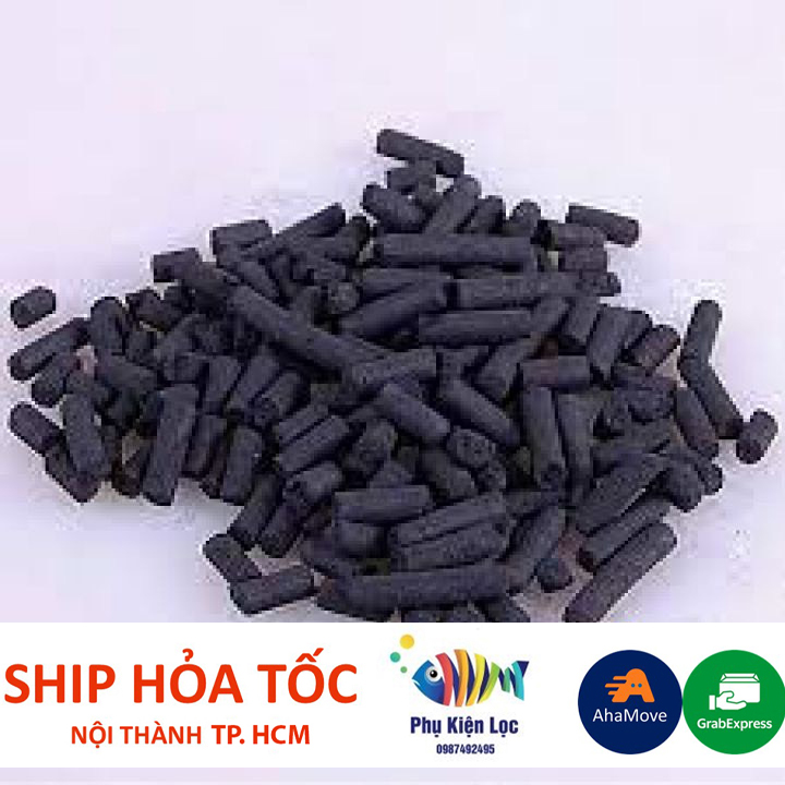 1kg than hoạt tính lọc nước hồ cá bể cá