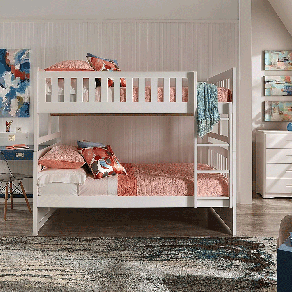 [Miễn phí vận chuyển, lắp đặt] Giường 2 tầng trẻ em IBIE Leeds 1m4/1m4 bằng gỗ cho bé trai và bé gái, tùy chọn màu sắc, thiết kế thông minh có thêm ngăn kéo hoặc giường kéo